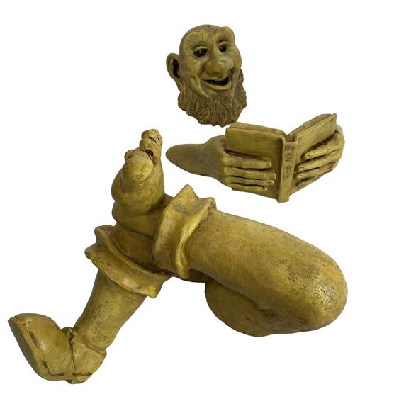 st francis reading bible garden statue yard lawn art 3 piece - Picture 3 of 7